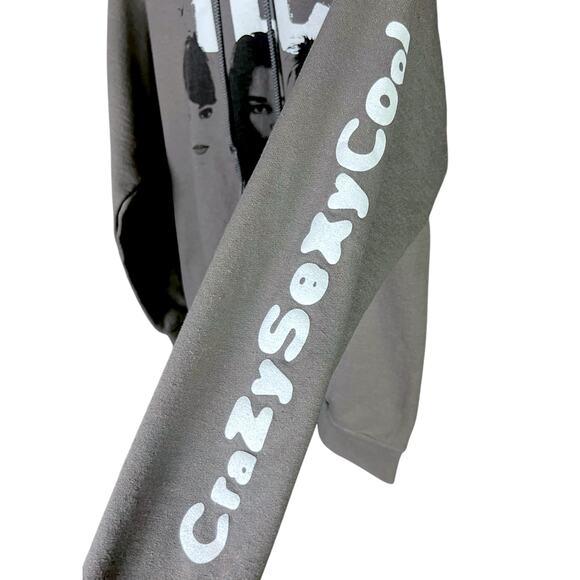 TLC Crazy Sexy Cool Gray Hoodie - Size Small - Picture 4 of 5